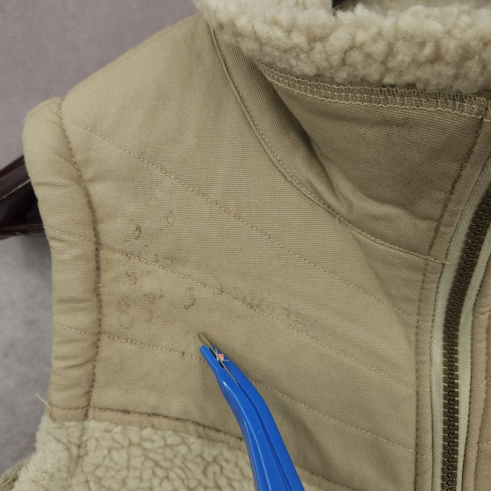 Chaleco Browning Mujer Grande Polar Nylon Beige GAme Caza Skeet Shooting Foto 4 de 4