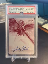 Jordan Groshans - PSA 2018 Bowmans Best - Magenta Printing Plate Auto 1/1  RC