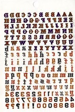 Temporary Body Jewelry Tattoo Once Bodyart Includes Numbers