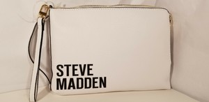 Nuevo-con-etiquetas-Steve-Madden-blanco-negro-grande-llevar-todo-Bolso-de-Mano-Bolso-sin-asas