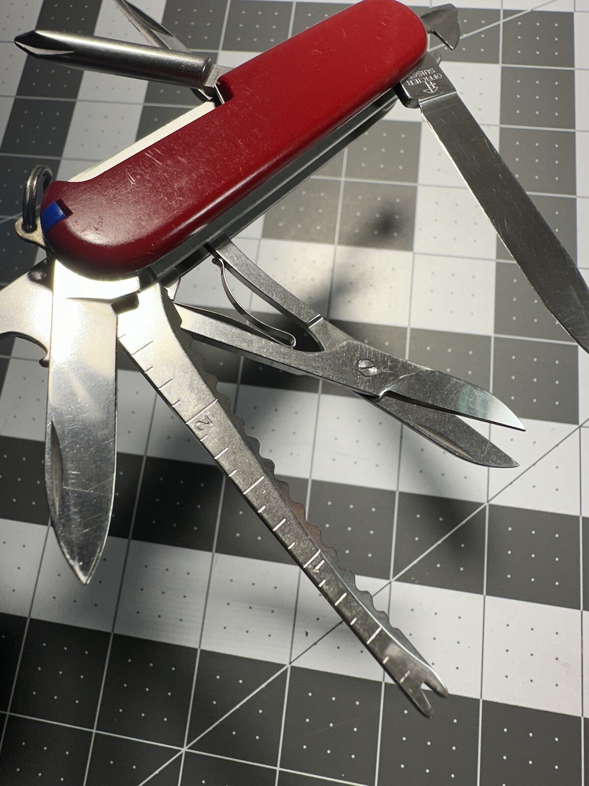 Victorinox Vintage Fisherman Swiss Army Folding Pocket Knife 91MM 7152 