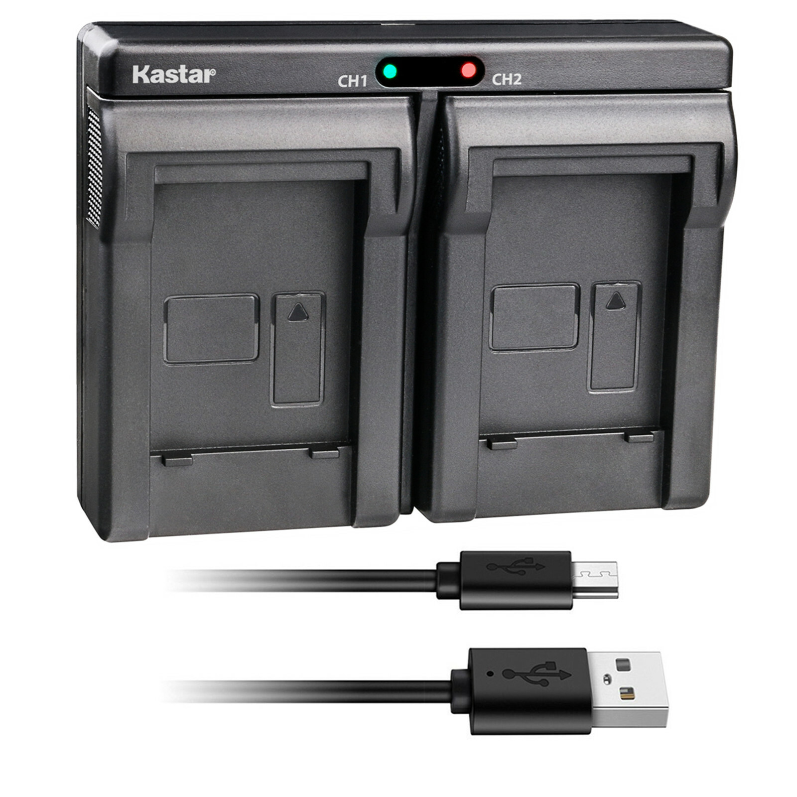 2-Pack Replacement Battery & Charger For Sanyo Xacti Cameras – Compatible With DB-L80, VPC-GH Series, VPC-X1200 & More | 1200mAh, 3.7V Li-ion