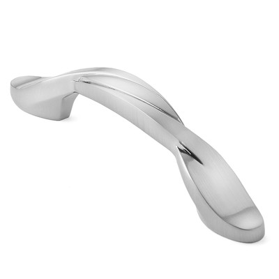Braided 3'' Kitchen Cabinet Door Handles Pulls Hardware M260 Satin Nickel