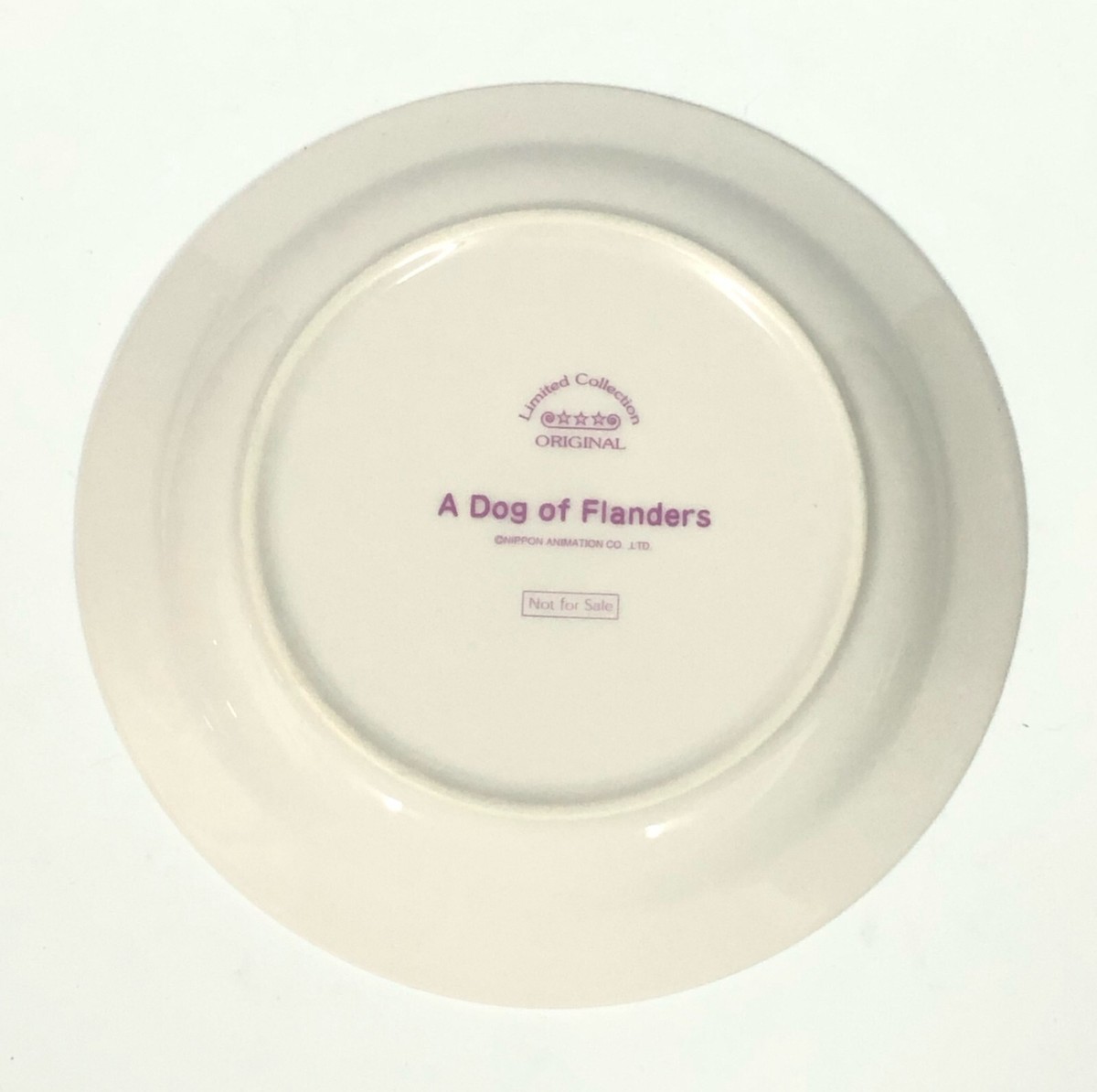 A Dog of Flanders Ceramic Salad Plate Dish Original Nippon