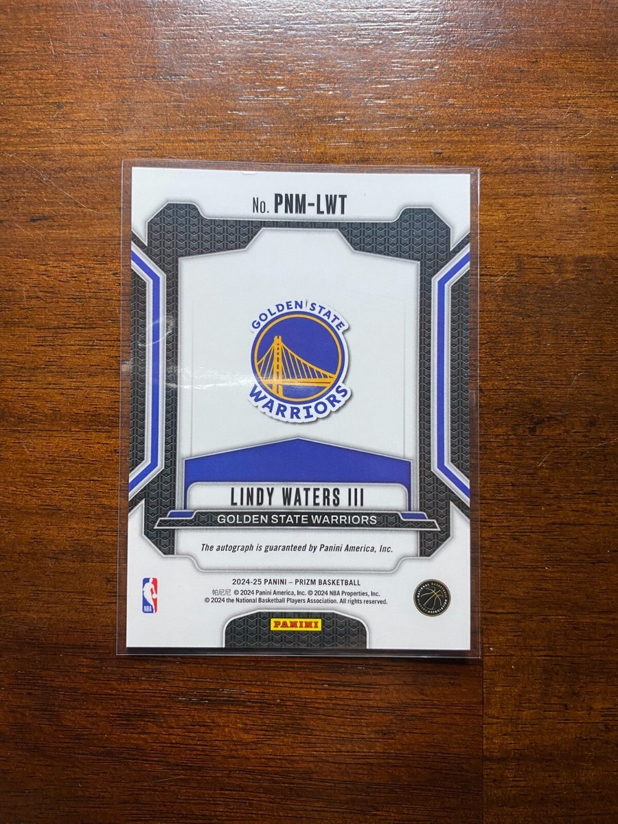 2024-25 Panini Prizm Lindy Waters III Penmanship Autograph #PNM