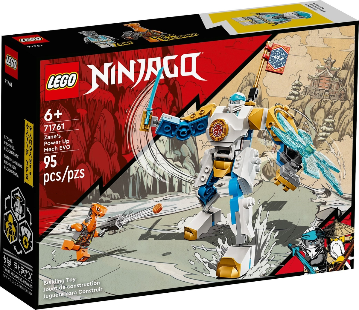 New LEGO 71761 NINJAGO Core Zane's Power Up Mech EVO Set New LEGO 71761 NINJAGO Core Zane's Power Up Mech EVO Set