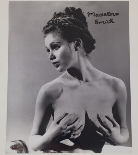 MADELINE SMITH James Bond Girl 007 MISS CARUSO signed 8x10 Photo ~ OC COA + Holo - Picture 1 of 1
