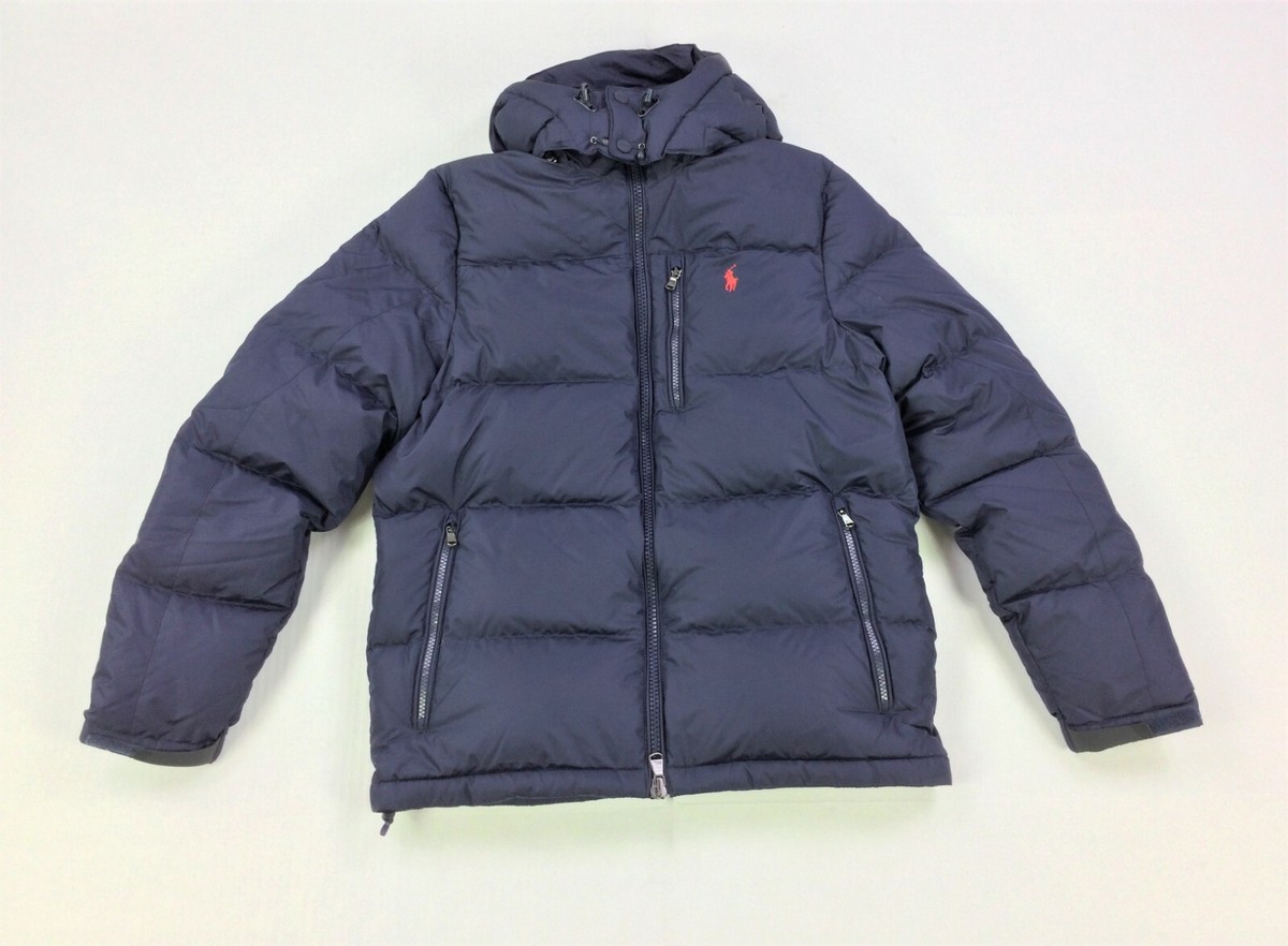 Polo Ralph Lauren Men 650 Fill Chest Zip Pocket Hooded Puffer Down