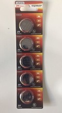 ★5 BATTERIE A BOTTONE CR2016 3V LITIO PILE★ BUTTON CELL 3V LITIUM CR 2016★