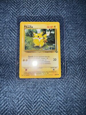 ebay pokemon cards 1995 1995 Pikachu Pokemon Card 60/64 Never Played Mint Condition