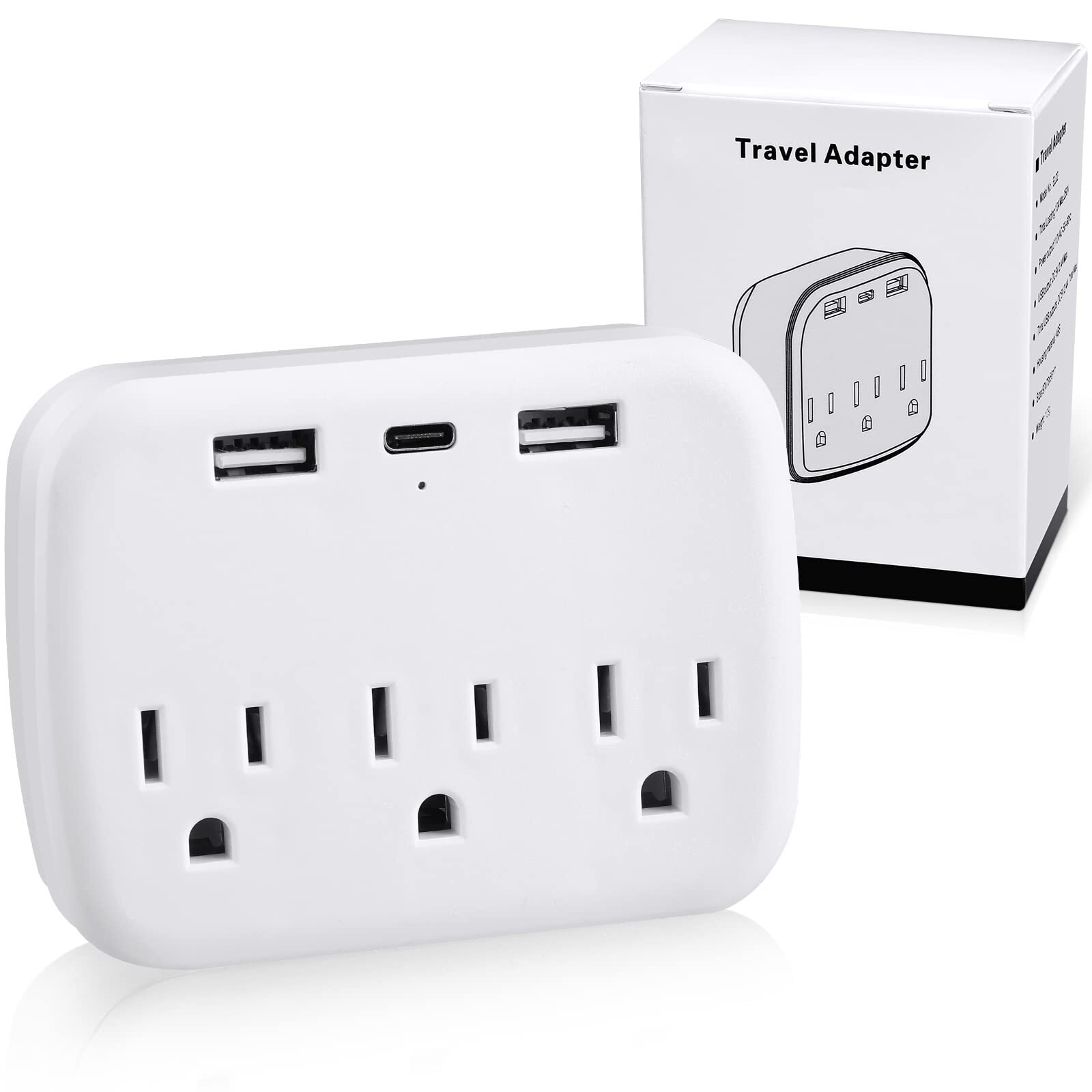 Cruise Power Strip Cruise Essentials Non Surge Protection Outlet Extender wit...
