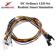 DUMBORC RC Lights Smart Simulation 12 LED Light for Drift On Road RC Car