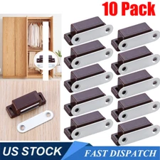 10 PCS Magnetic Cabinet & Door Latch/Catch Closures Kitchen Cabinet Cupboard US