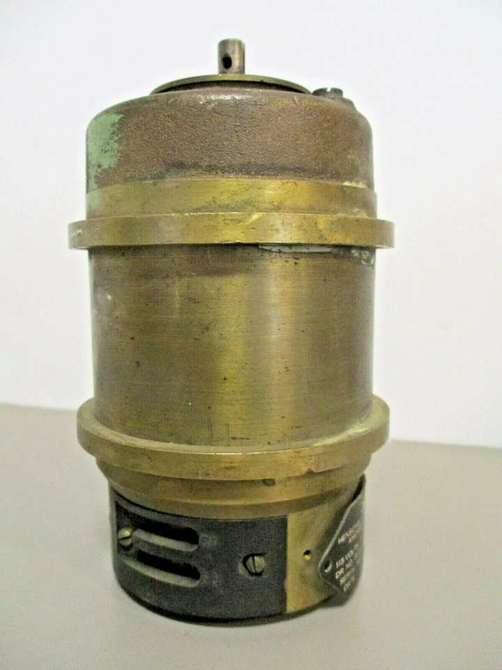 Receptor transmissor Henschel 15-021 Syncro para telégrafo Selts UN latão 1943  - Imagem 2 de 4