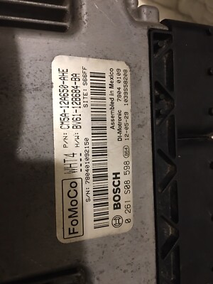 2012 2013 12 13 Ford Focus Engine Control Module Ecm Computer CM5A ...