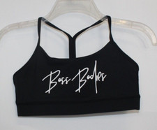 Boss Bodies Sports Bra BLACK Size SMALL Support NWOT