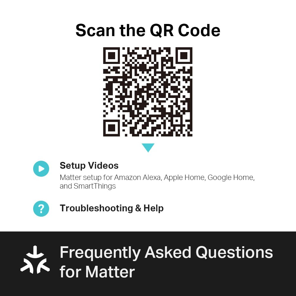 Kasa Smart Plug, Matter Compatible, Energy Monitoring, Compact Design, 15A/1800W