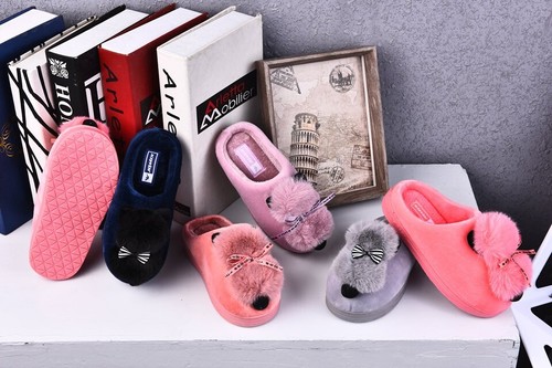Ciabatte donna e bambina vera pelliccia - Lechicshop.it