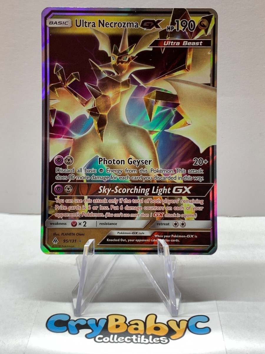 Pokemon Ultra Necrozma GX 95/131 Forbidden Light Sun & Moon Pokemon Ultra Necrozma GX 95/131 Forbidden Light Sun & Moon