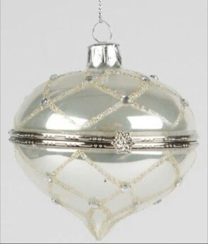 Glass Engagement Seasonal Ornaments
