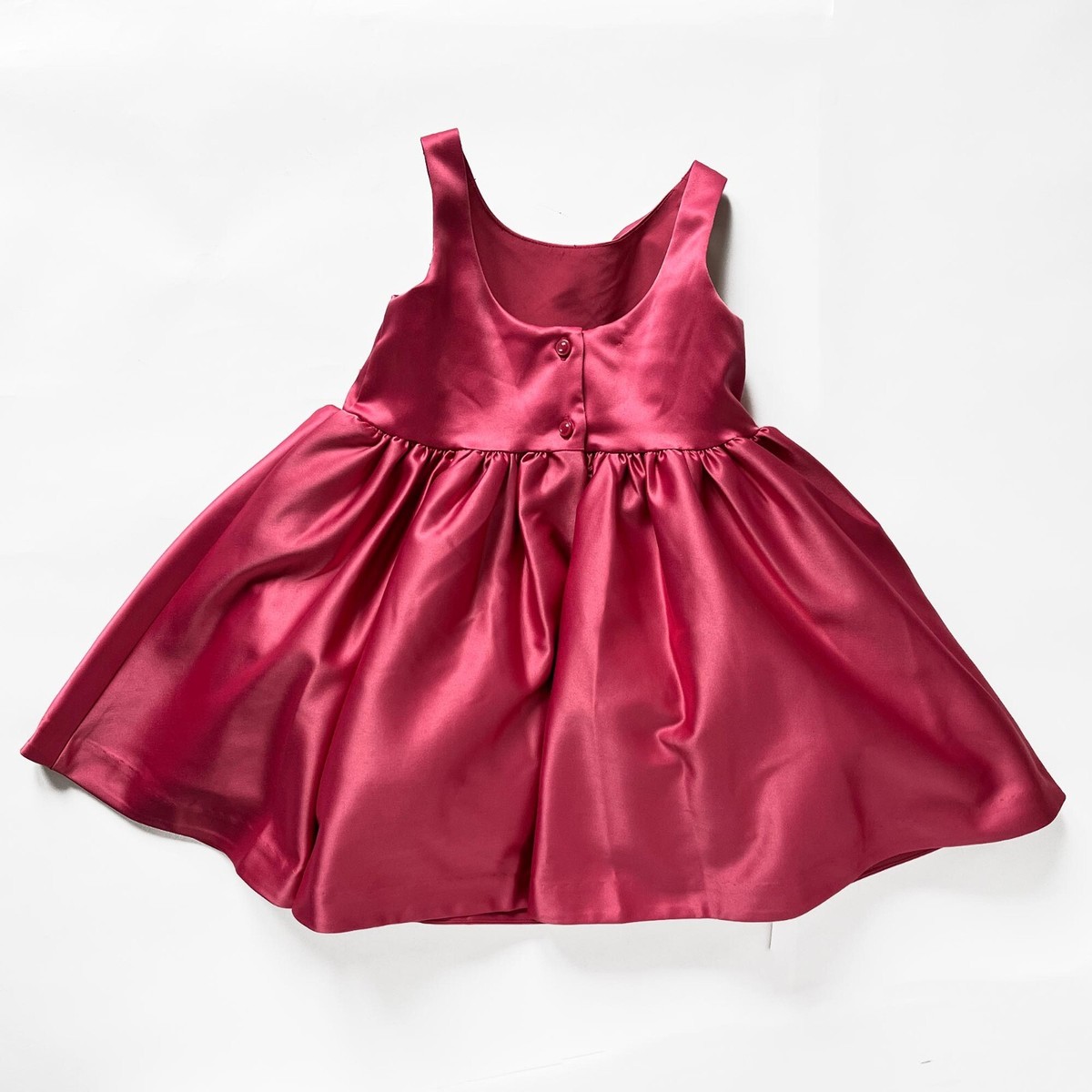 janie and jack satin holiday dress SPECIAL OCCASION 18-24 PINK Bow Tulle Prom Dresses Cheap