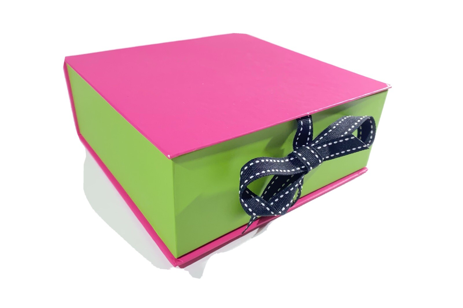 Stationery Expressions Pink Green Black Ribbon Tie