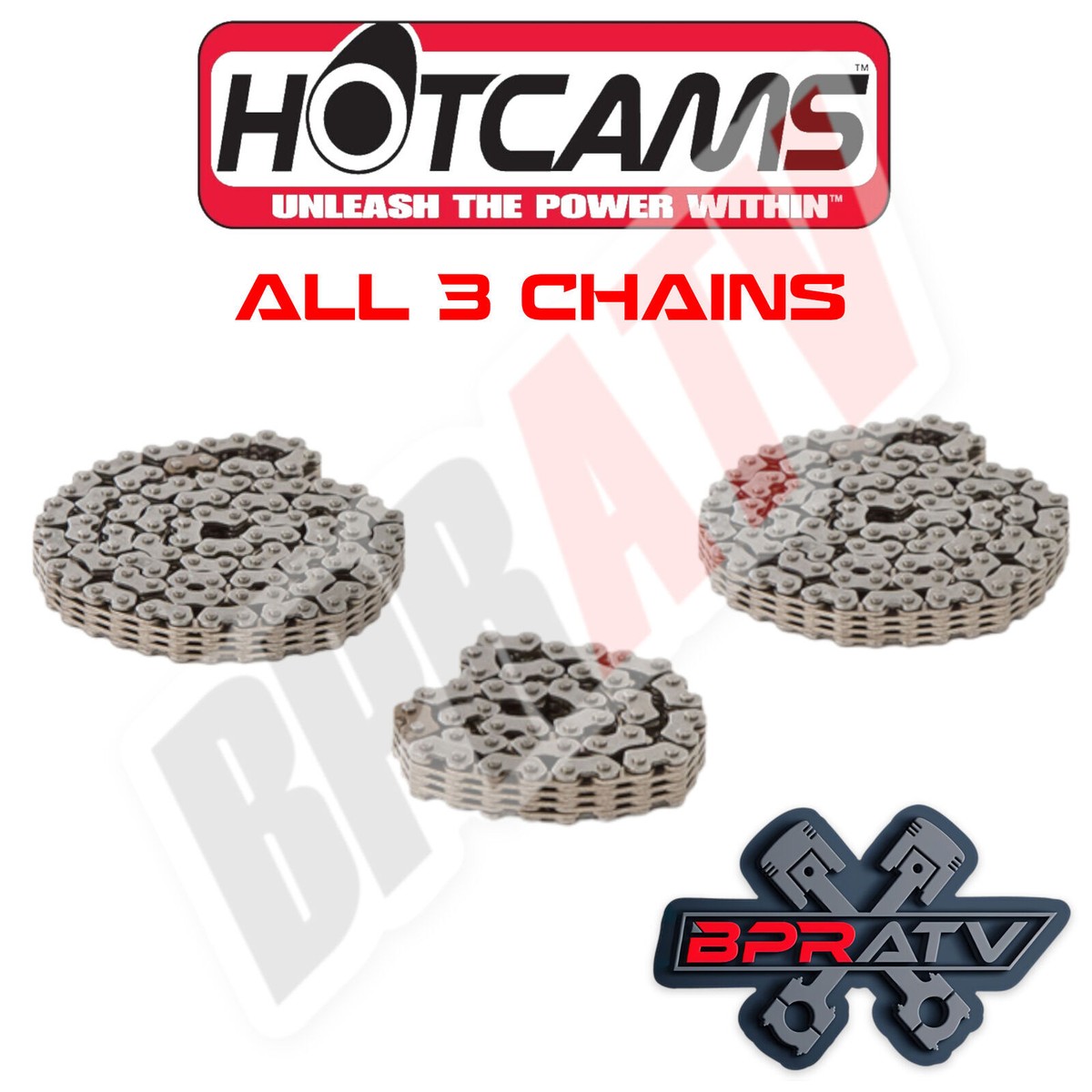 Complete Cam Timing Chain Set  3 Chains  For Kawasaki Brute Force Kvf 650 750 Teryx 590268