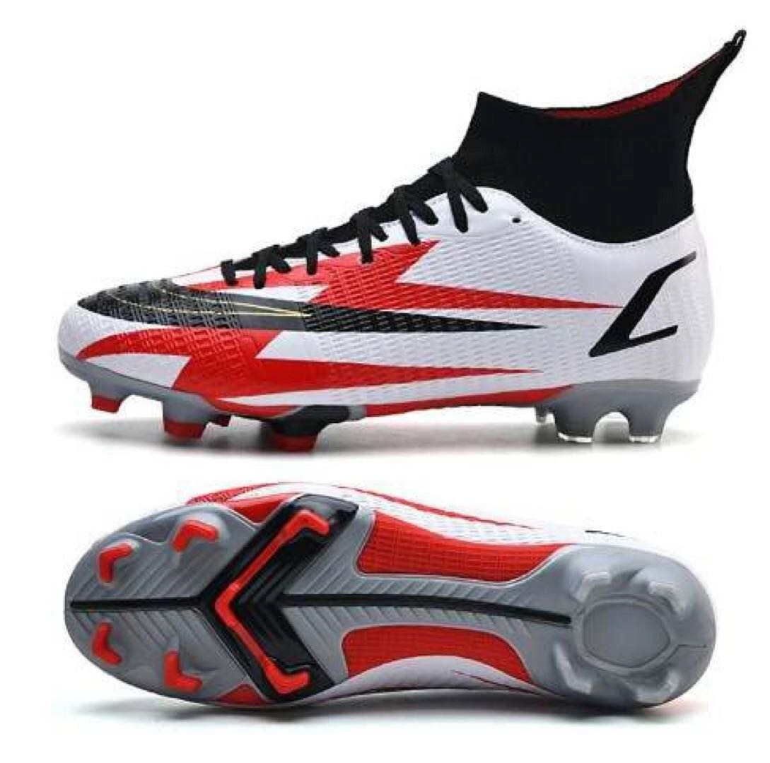 Mens Soccer Shoes High Top Soccer Cleats Football Shoes US size 6.5-13