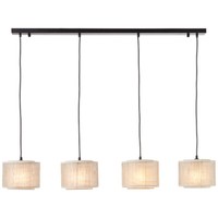 Brilliant 99482/09 Odar Pendel HäNge Decken Leuchte Lampe 4-Flg Schwarz Beige