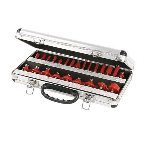 Silverline Set da 24 frese TCT 1/4" 1/4"