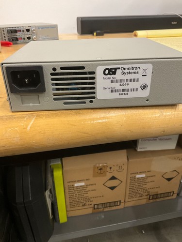 Omnitron Systems 8230-0 Managed Power Chassis. - Picture 3 of 3
