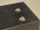 *NEW* Kay Jewelers Sterling Silver Lab Created White “HEART” Sapphire Earrings — photo 8