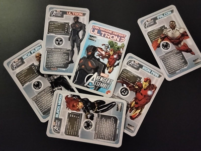 2015 Top Trumps Avengers WHO CAN DEFEAT ULTRON? (you pick) cards Free Shipping