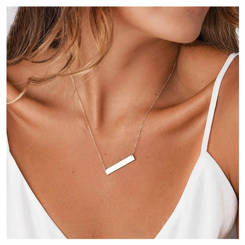 18k 2024 nameplate necklace