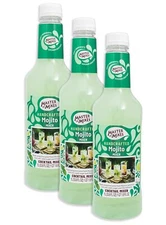Mojito Drink Mix Ready To Use 1 Liter Bottle 33.8 Fl Oz Pack of 3