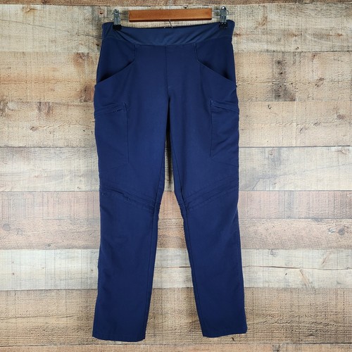 Figs Moyo Moto Women’s Size XS Blue Skinny Smooth Waist Scrub Pants 7 Pockets