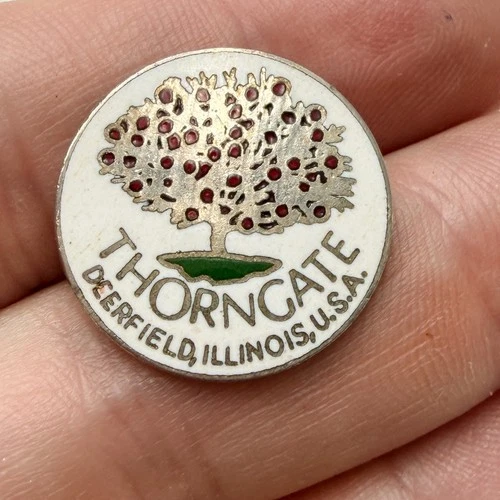 Rare Thorngate Country Club Lapel Pin Deerfield Illinois USA Vintage Golf - product listing photo