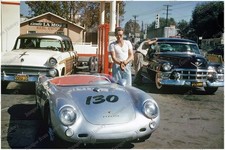 8x10 Print James Dean Pictured Porsche 550 RS Spyder Little Bastard 1955 #JD50