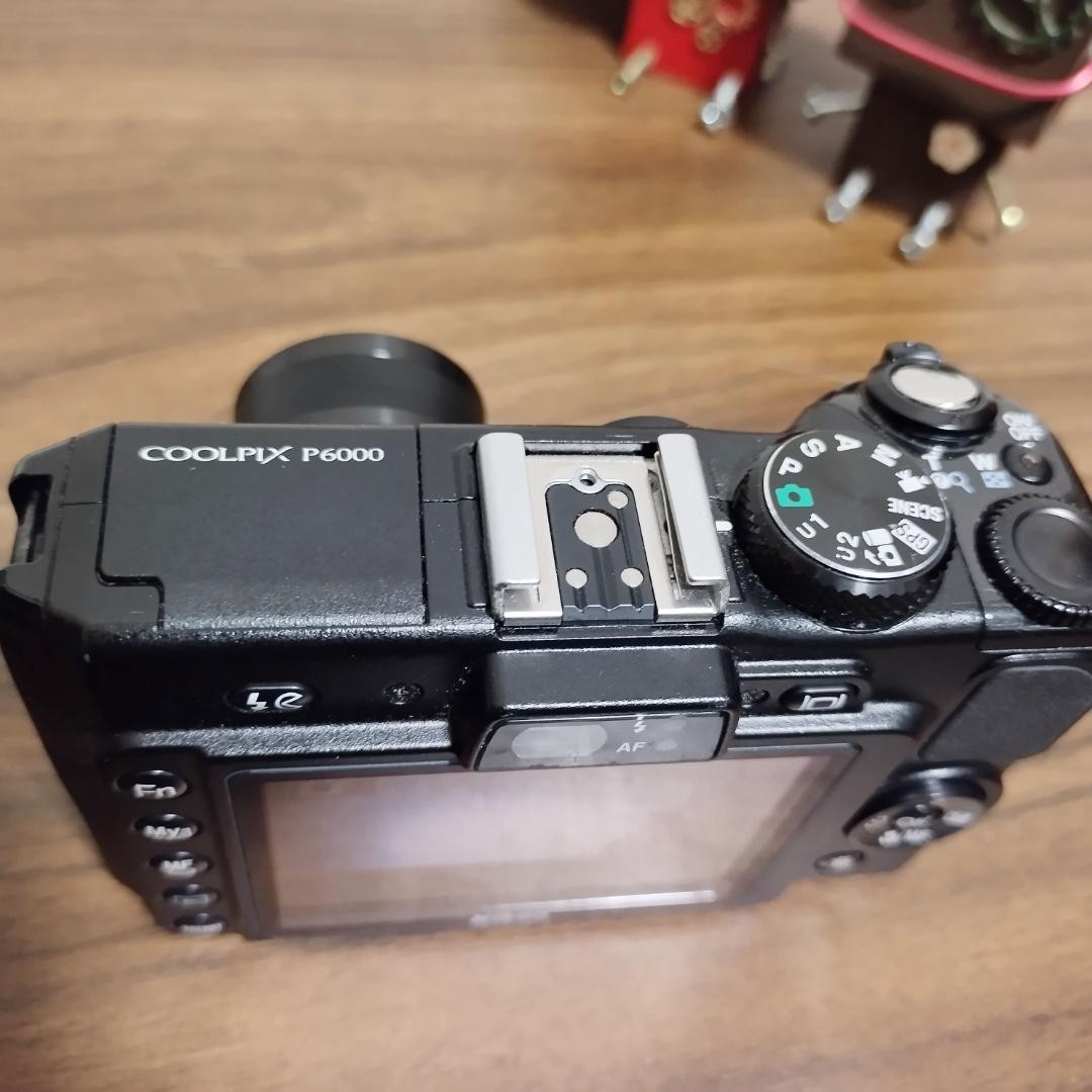 Nikon COOLPIX P6000 Compact Digital Camera Black GPS Optical Zoom