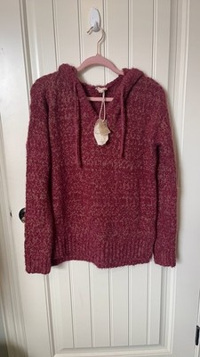 Hem & Thread Women's Knit Hoodie Sweater