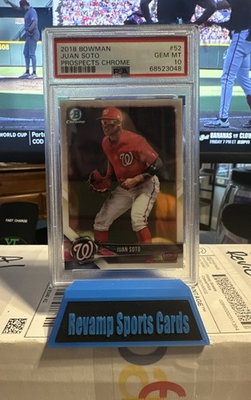 #ad 2018 Bowman Chrome Prospects Juan Soto #BCP52 RC $42.00