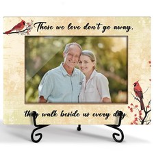 Cardinal Memorial Picture Frame, Sympathy Frames for Loss of Loved One, Berea...