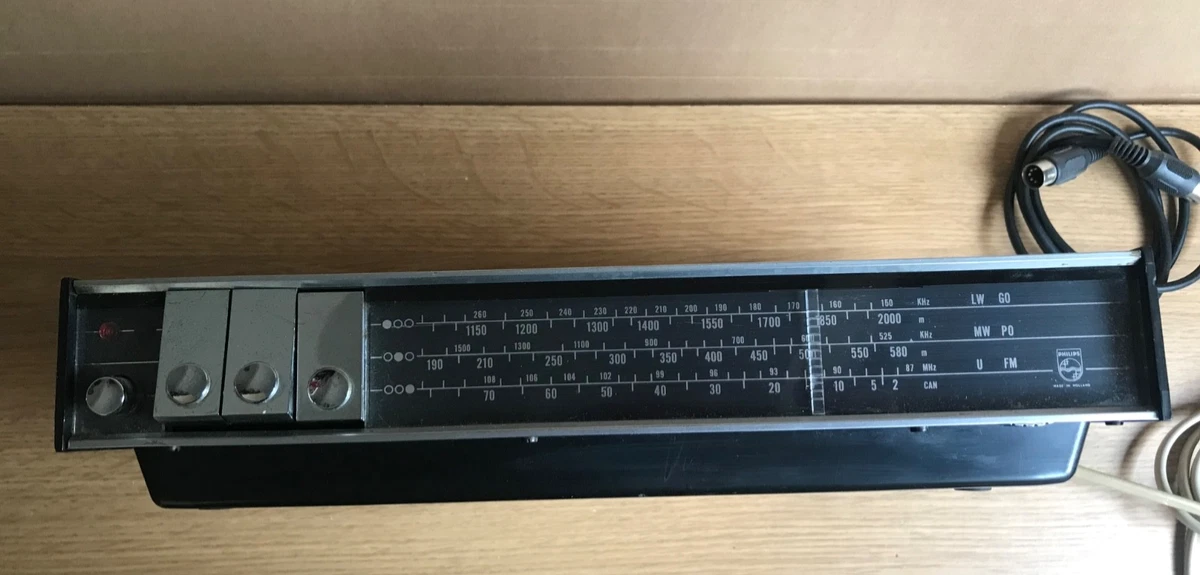 Philips Vintage 22RH690T Sintonizador Fm para repuestos o reparaciones (funciona en Fm)