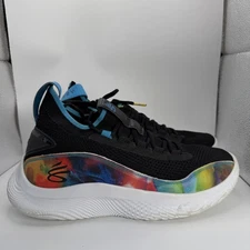 Under Armour Curry 8 Feel Good Flow Shoes Mens Size 9 Multicolor Dye Basketball