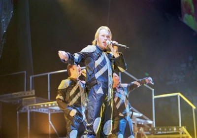 Ronan Keating of Boyzone performs at Wembley Arena London 6th June- Old Photo 5