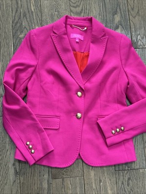 Talbots Wool Blend Limited Edition 2017 Hot Pink Blazer Barbie Career Lawyer 2P