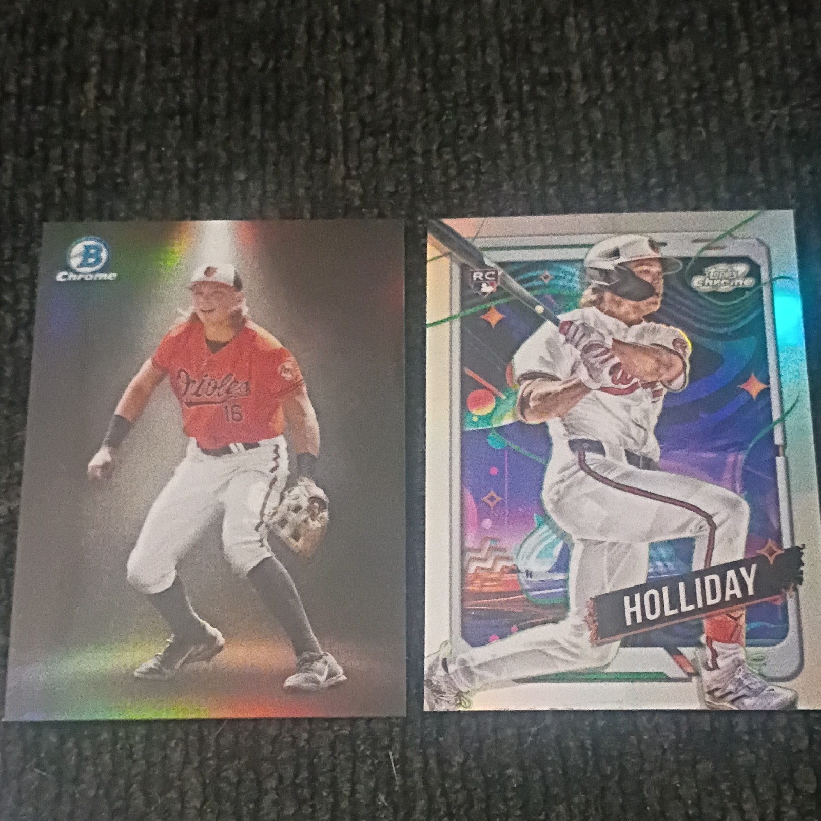 Topps Chrome/Bowman Chrome Jackson Holliday Orioles Rookie Refractor #7 BS-6