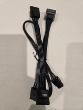 6 Pin to 4 Pin four Plug Molex Type 4 Modular Power Supply Cable 18"
