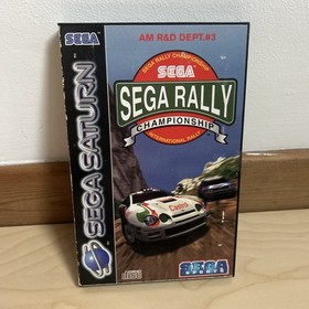 SEGA Sega Rally Championship PAL (Sega Saturn) Complete w/ Manual 1995