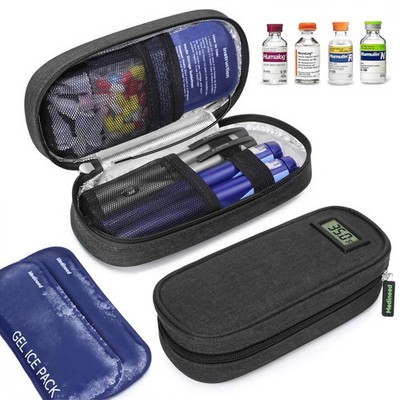 Insulin Cooler Travel Case TSA Approved with Temperature Display â   Diabetic...